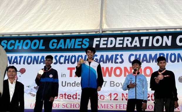 SGFI NATIONAL TAEKWONDO COMPETITION - Hills High - Best School in surat